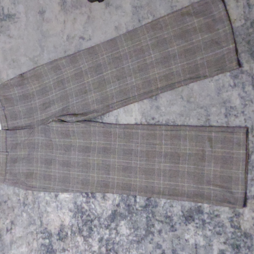 Zara | Basic Plaid Pants